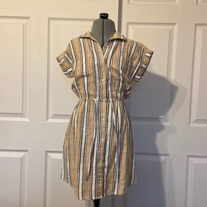 Short Sleeve striped dress